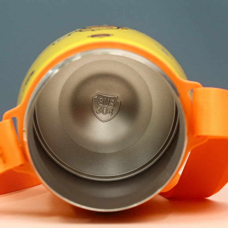 Ladies' insulated bottle with functional carrying strap and child-friendly design Bowlift