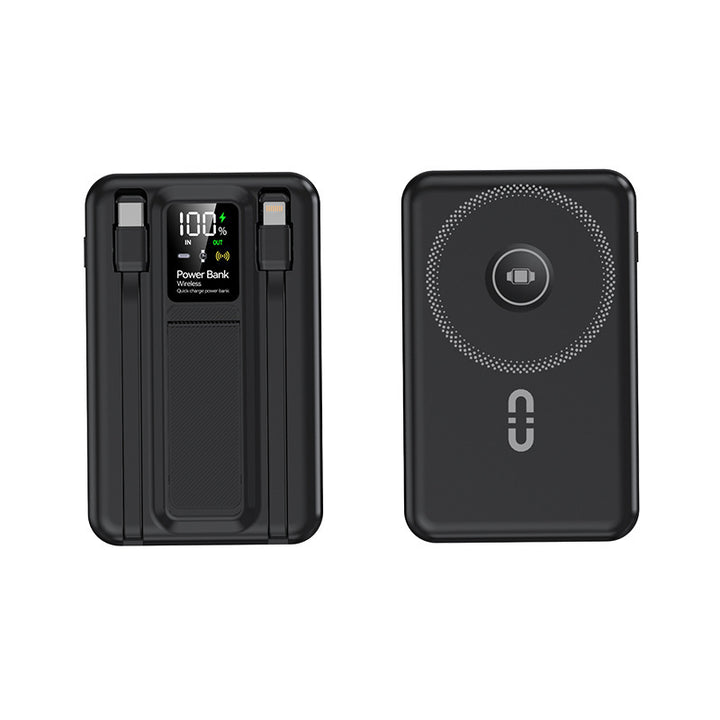 Portable Wireless Power Bank with Integrated Fast Charging Function Bowlift