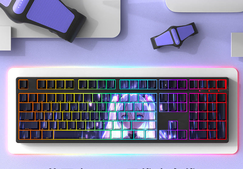 Custom Graphic Mechanical Keyboard Bowlift
