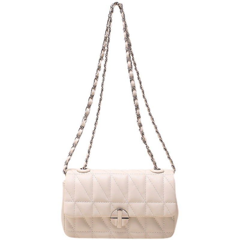 Quilted Chain Crossbody Bag Bowlift