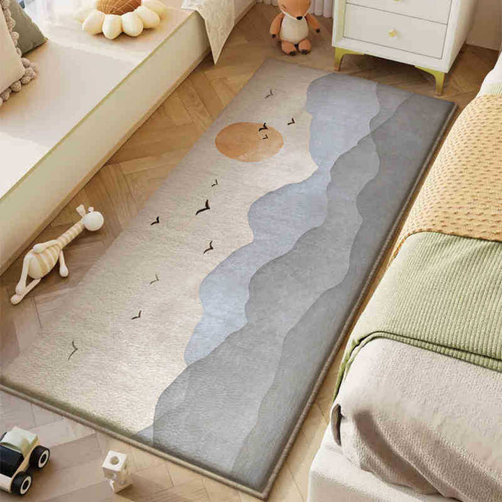Playful Lion-Themed Area Rug