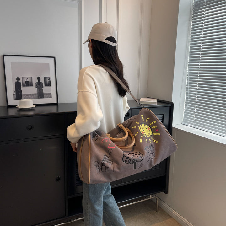Canvas Art Travel Duffle Bag Bowlift