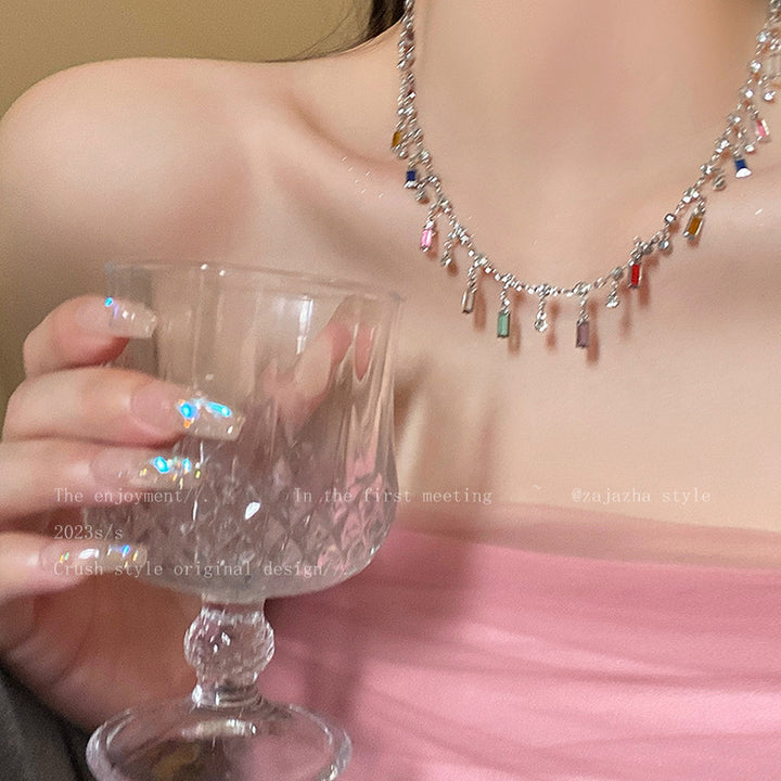 Colorful Charm Statement Necklace Bowlift