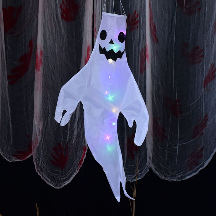 Illuminated Hanging Ghost Decoration Bowlift