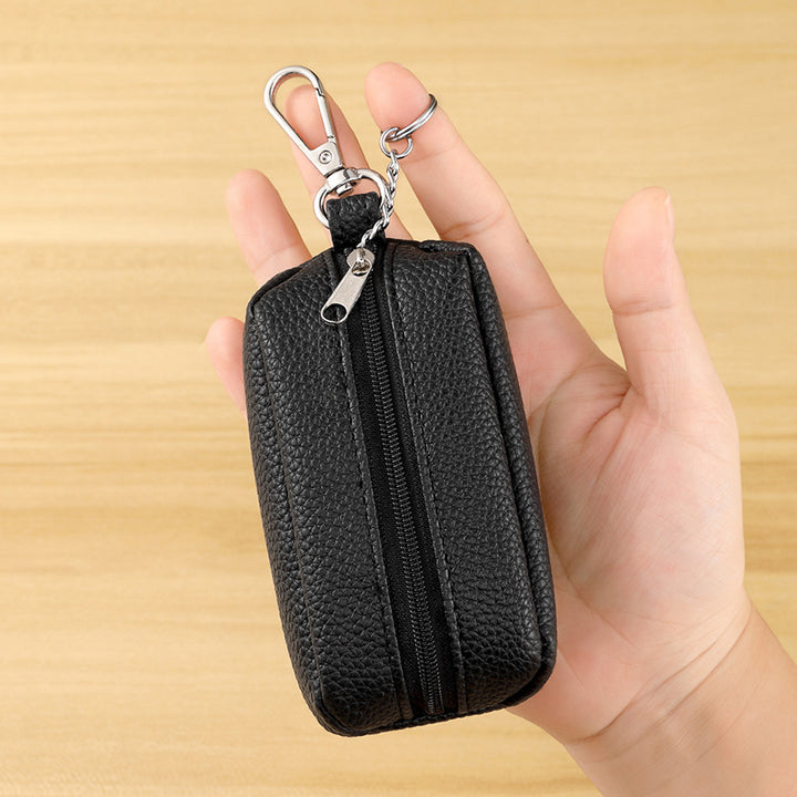 Compact Multifunctional Zippered Coin Pouch