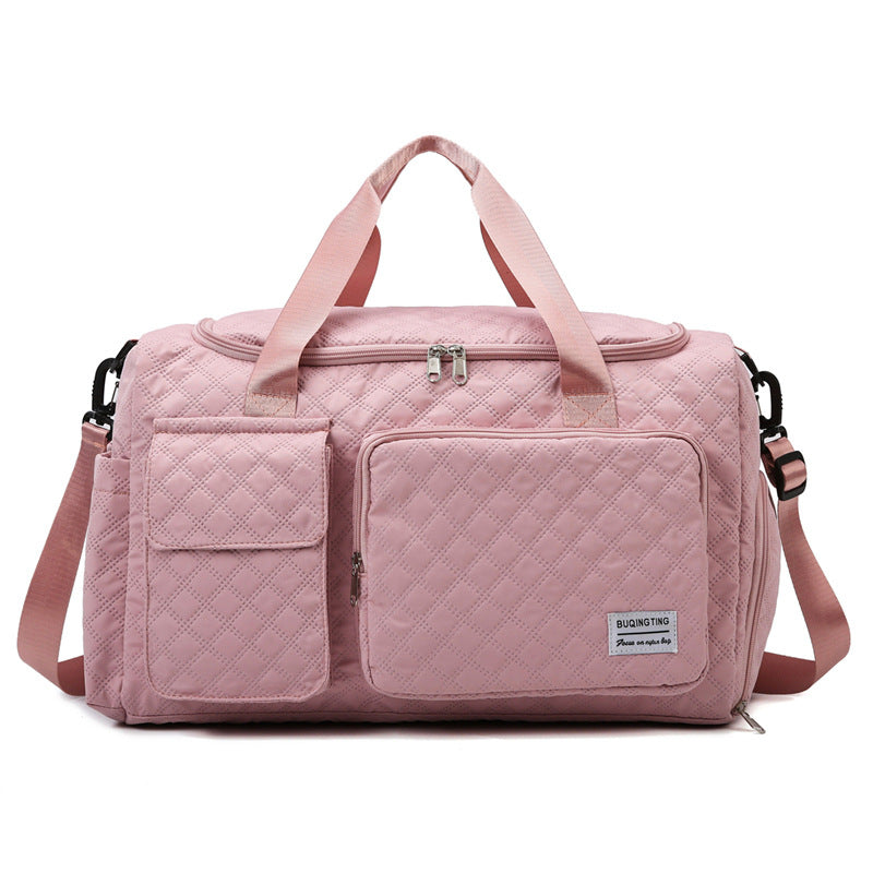 Multifunctional Sports Duffel Bag With Integrated Organizer Pockets Bowlift