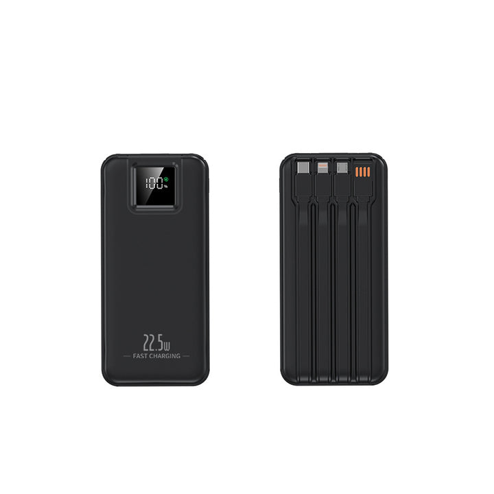 Portable power bank with advanced fast charging technology and smart LCD display Bowlift