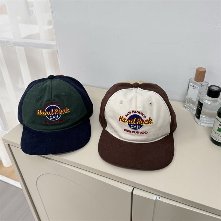 Men's Vintage-Inspired Embroidered Baseball Cap Bowlift 1783922543