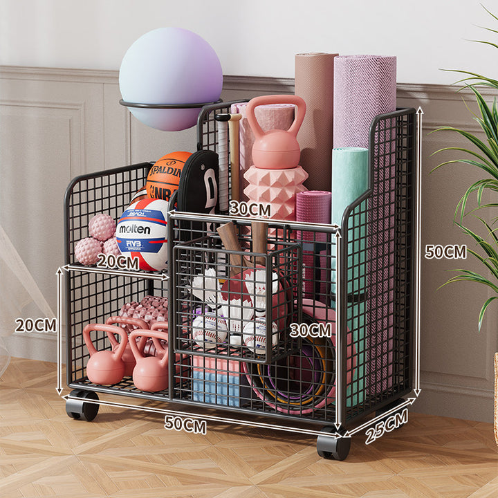 Multi-Tiered Fitness Equipment Organizer Bowlift