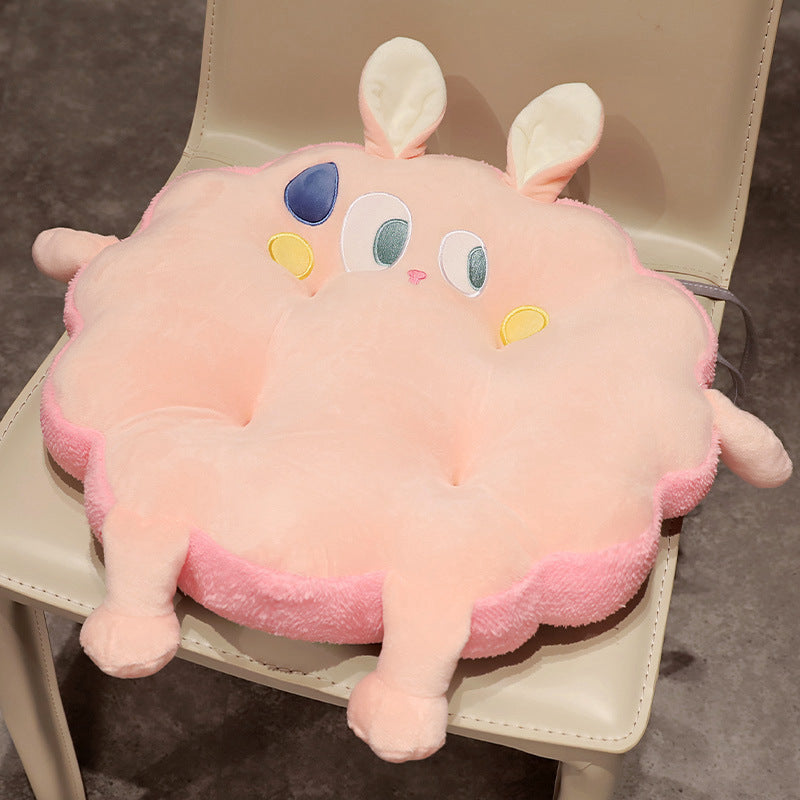 Plush seat cushion dog cloud with extra soft padding and attachment straps