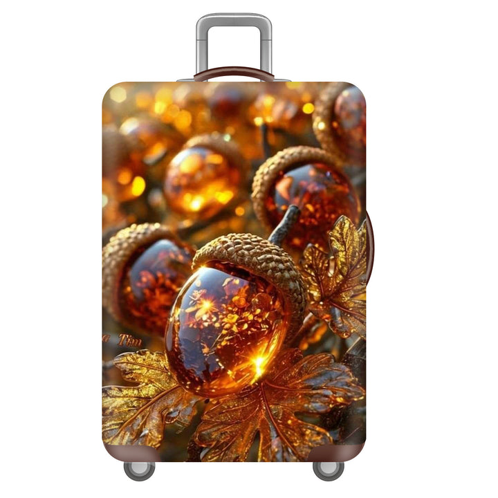 Unisex hard-shell travel suitcase with imaginative, cultural motif Bowlift