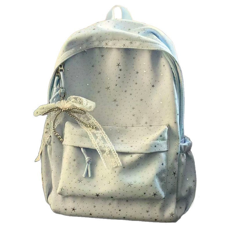 Leisure backpack with star pattern Bowlift
