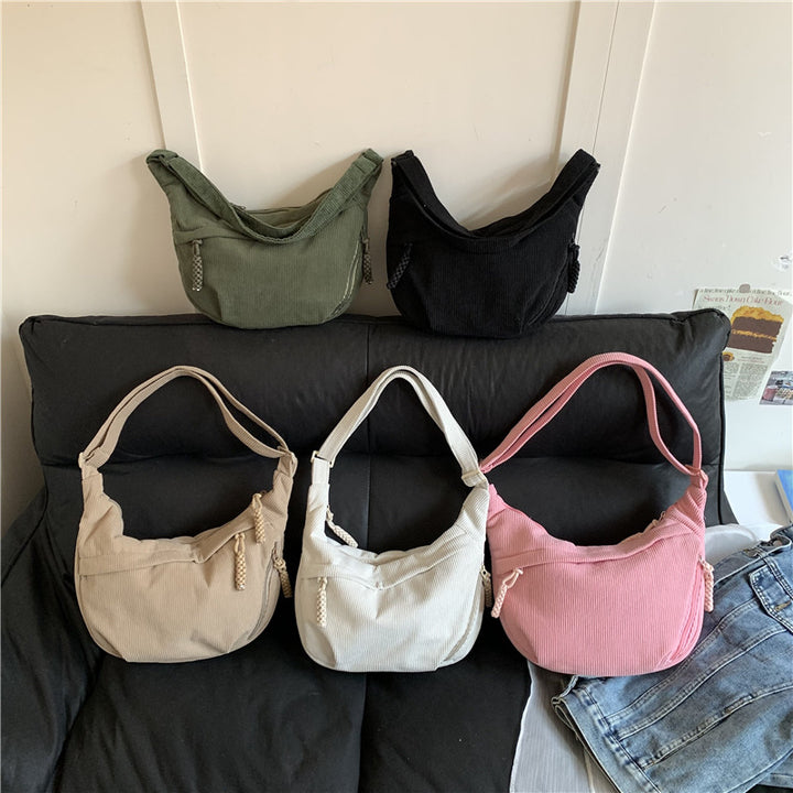 Shoulder bag with artistic fan design Bowlift