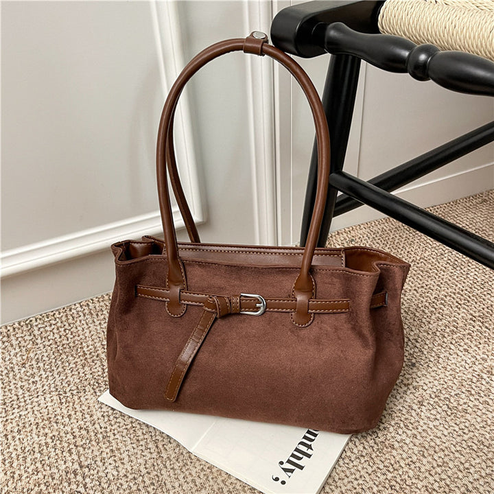 Suede Tote Bag Bowlift