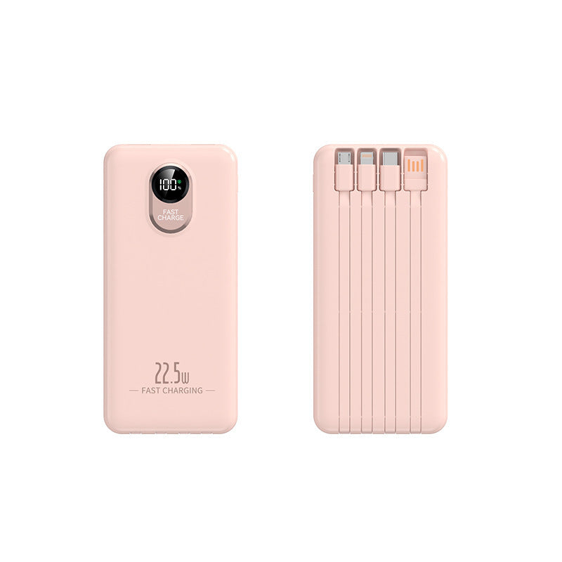 Powerful power bank with multifunctional charging port and smart LED display Bowlift
