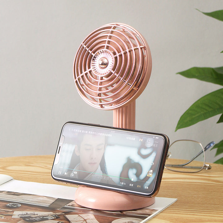 Ladies Portable Table Fan with Flexible Tilt Mechanism Bowlift