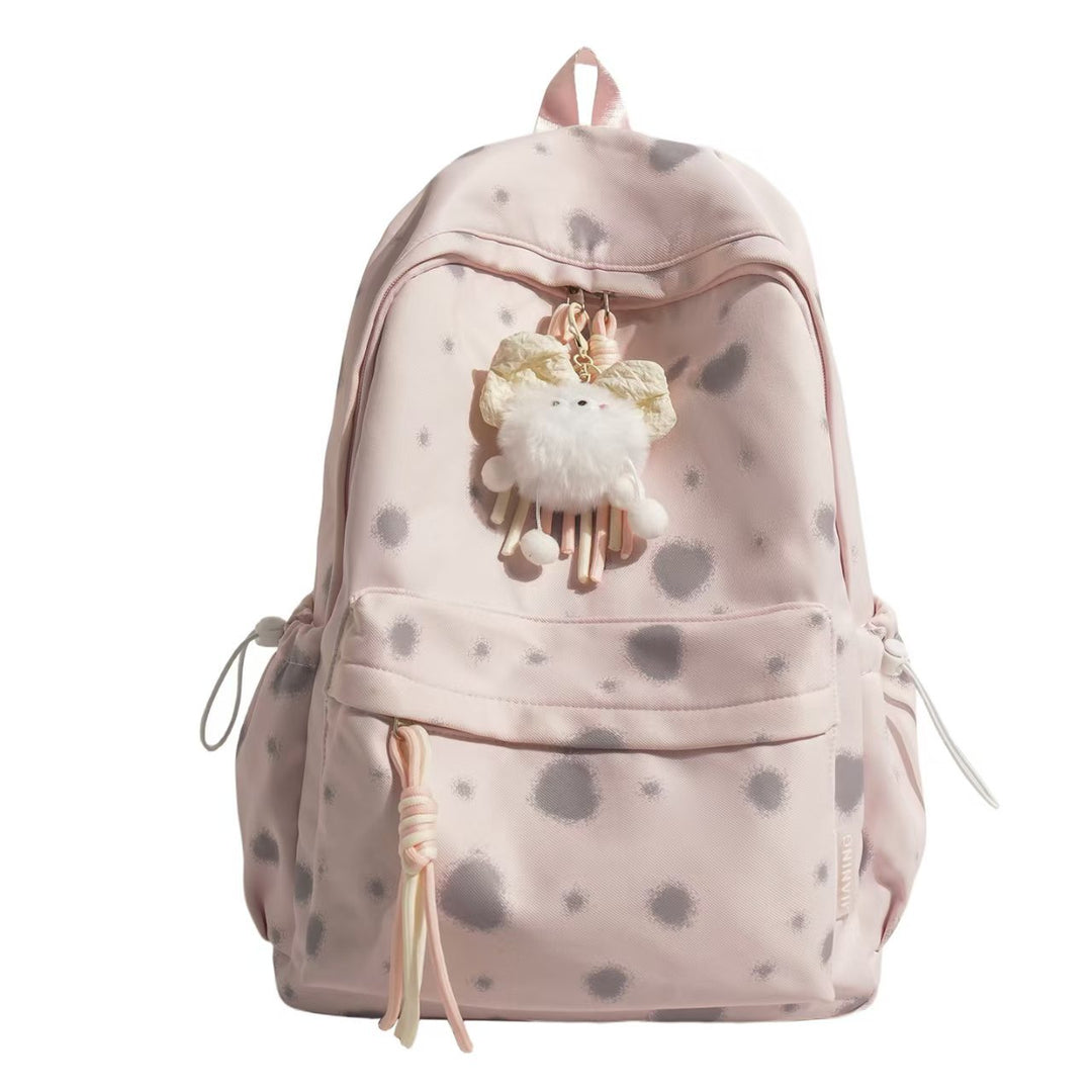 Stylish Polka Dot Backpack Bowlift