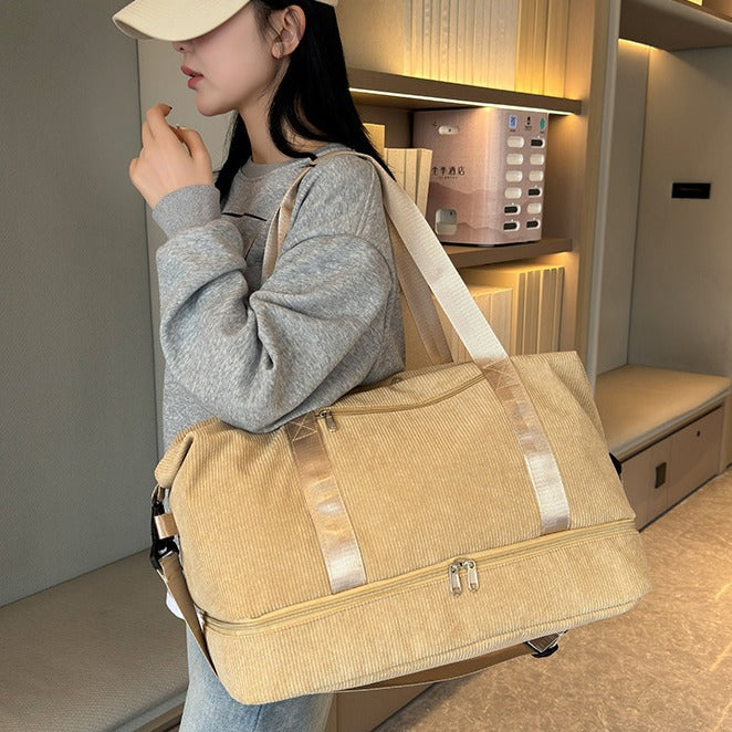 Corduroy Travel Weekender Bag Bowlift