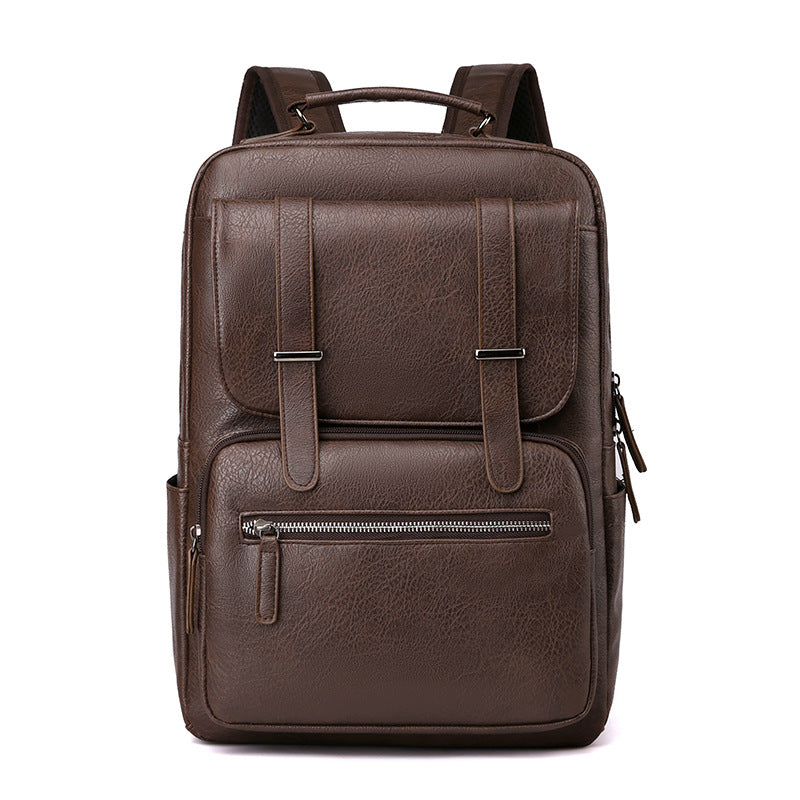 Leather Laptop Backpack Bowlift