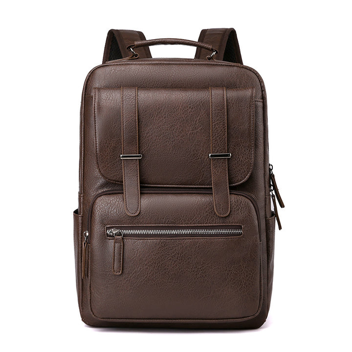 Leather Laptop Backpack Bowlift