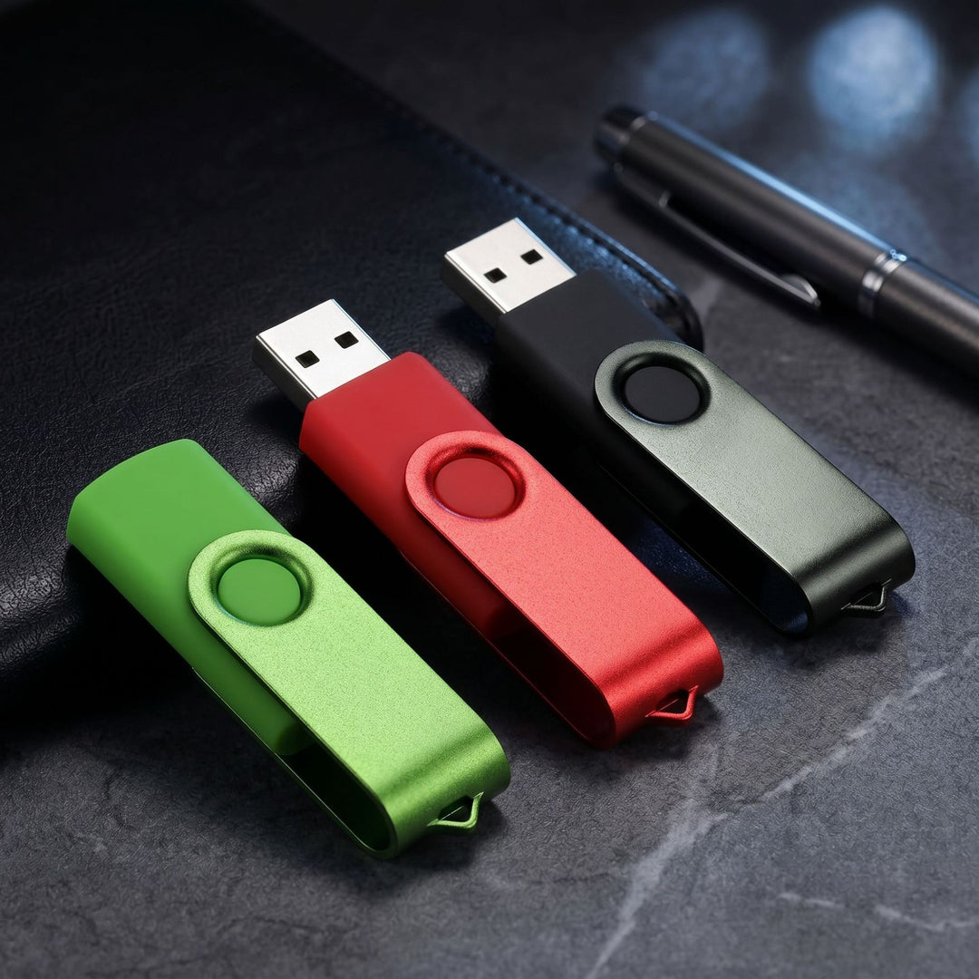 Swivel USB Flash Drive Bowlift