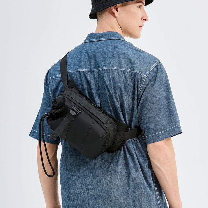 Compact Drawstring Sling Bag Bowlift