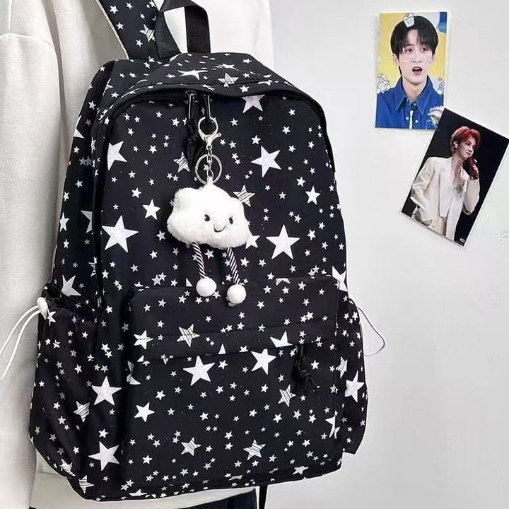 Star-Patterned Backpack Bowlift
