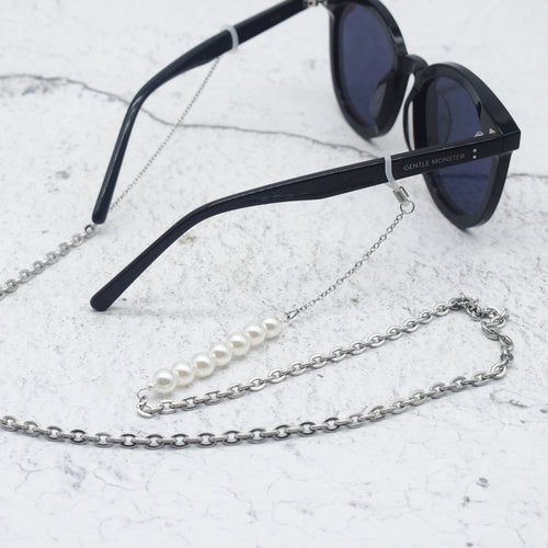 Elegant Pearl Bead Eyewear Holder Chain Bowlift