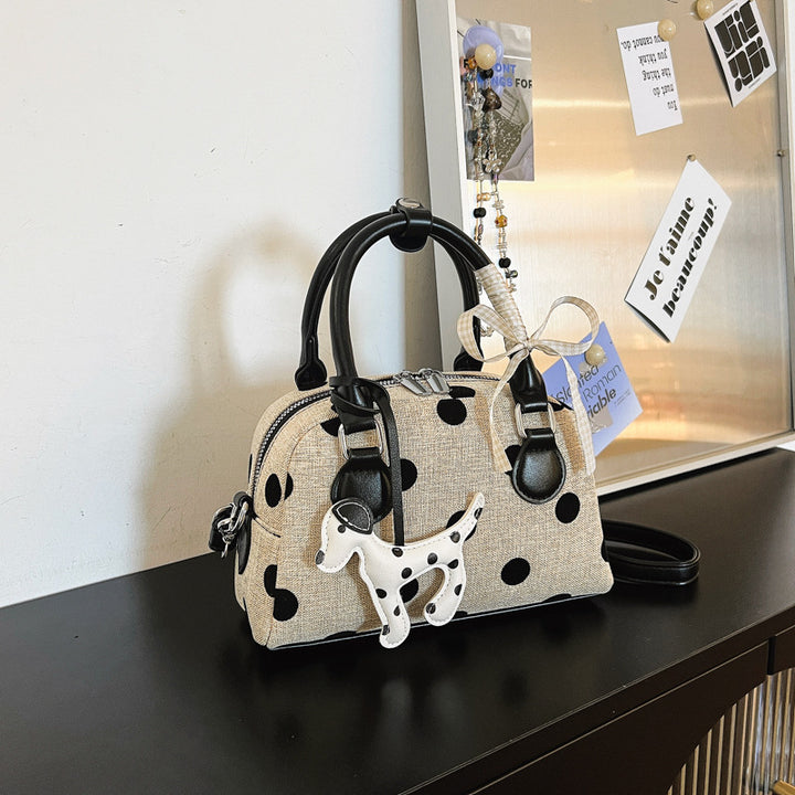 Whimsical Polka Dot Mini Handbag Bowlift
