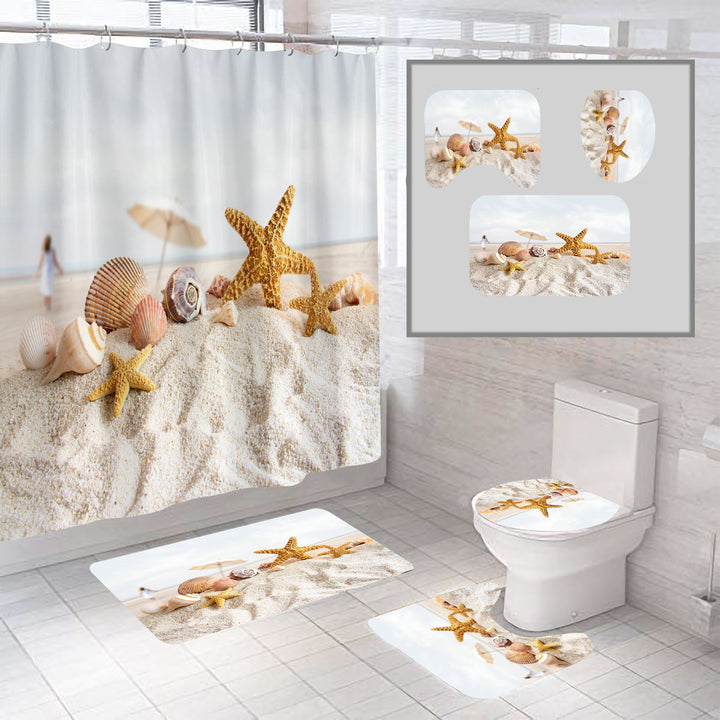 Dolphin-Themed Bathroom Decor Set Bowlift