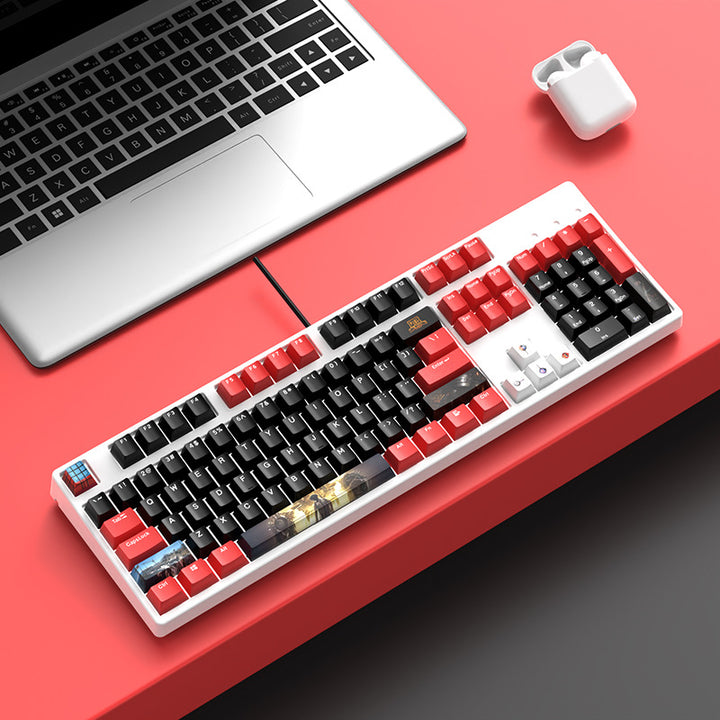 Wired Ergonomic Mechanical Keyboard Bowlift
