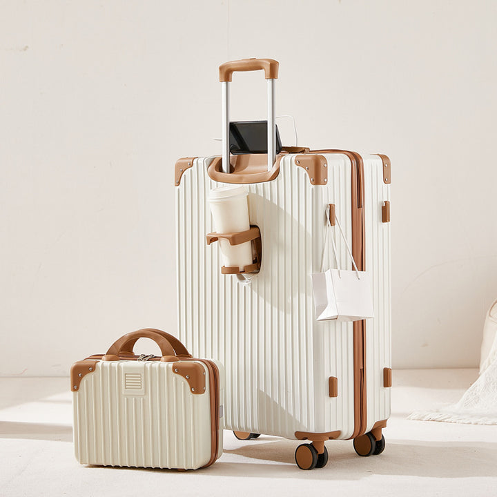 Unisex Premium Dual-Function Hardshell Luggage Set Bowlift