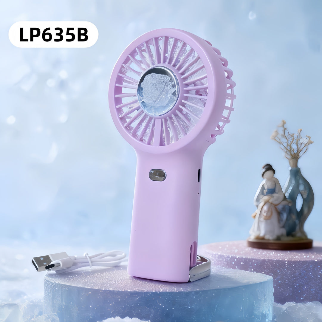 Portable handheld fan with USB charging function and cooling mode Bowlift