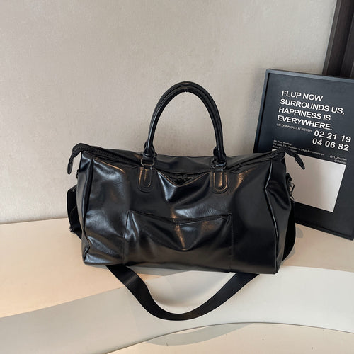 Premium Leather Weekender