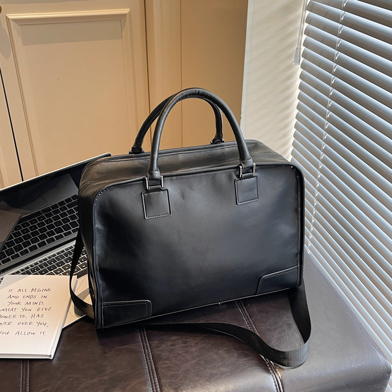 Professional Leather Briefcase Bowlift