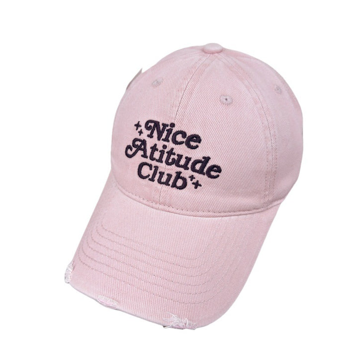 Men's Distressed Cotton Baseball Cap Bowlift 1784270476