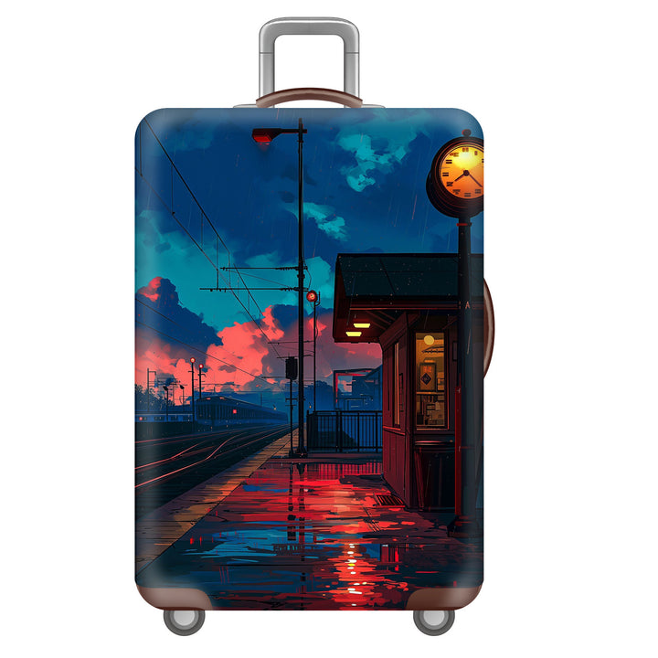 Unisex nan robust hard-shell suitcase with artistic face portrait print and 360° wheels Bowlift