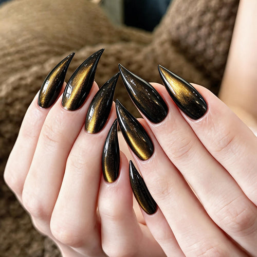 Stiletto Almond-Shaped Press-On Nail Set