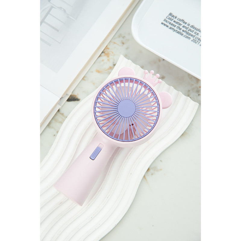 Portable Handheld Cooling Fan with Unique Antler Design Bowlift