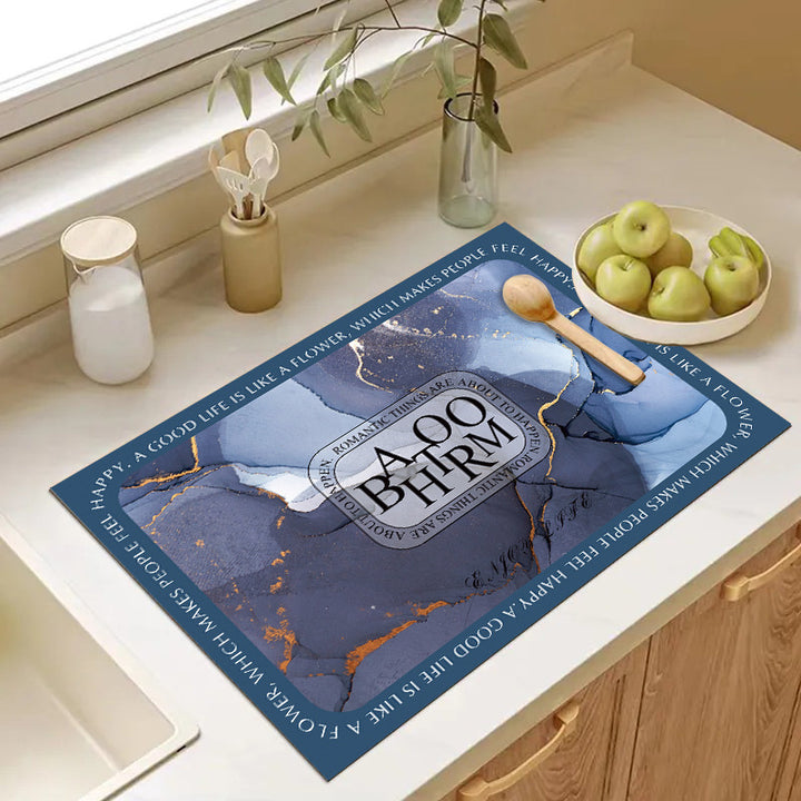 Abstract Geometric Kitchen Mat Bowlift