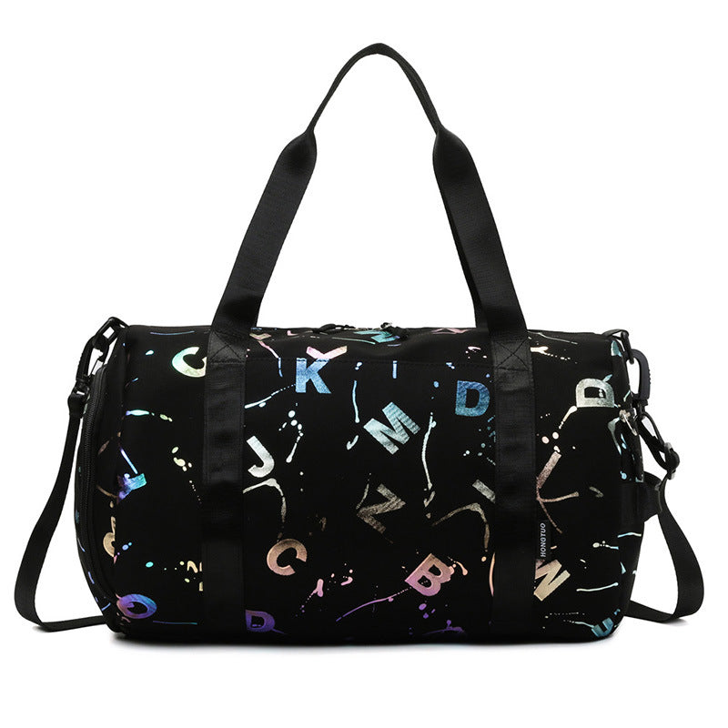 Stylish Letter Print Sports Duffel