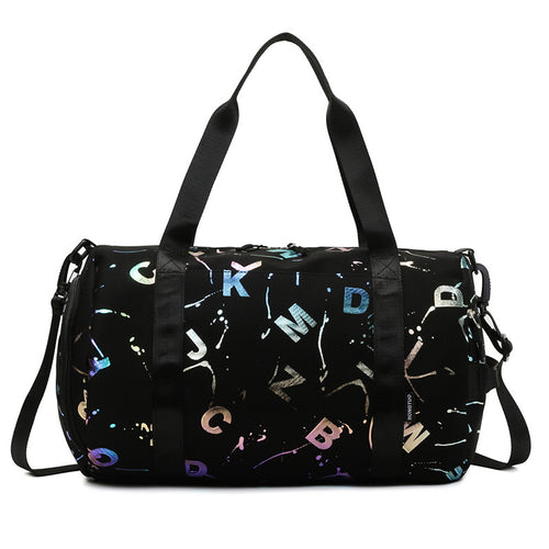 Stylish Letter Print Sports Duffel