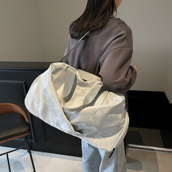 Elegant Multi-Compartment Travel Duffle Bag Bowlift