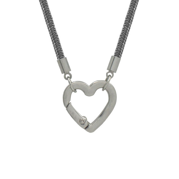 Contemporary Heart-Shaped Necklace Bowlift