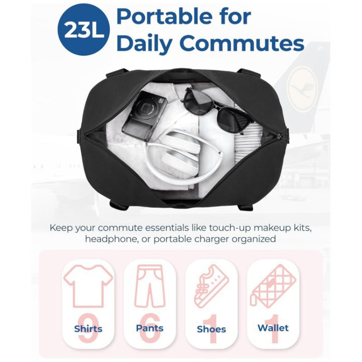 Versatile Foldable Carryall Tote Bag Bowlift