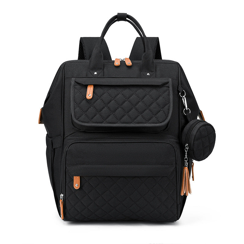 Multi-Functional Quilted Backpack Bowlift