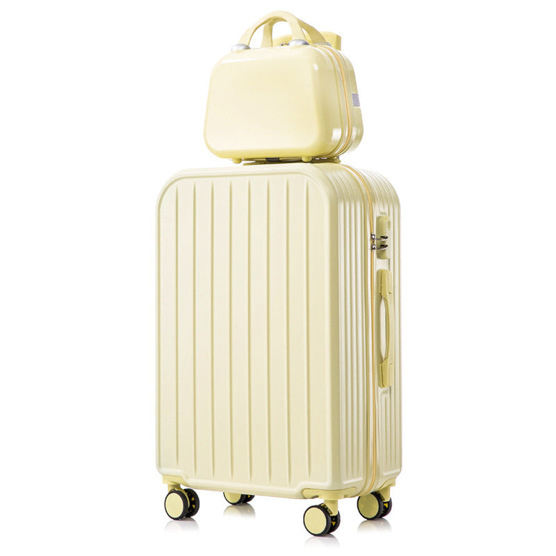 Unisex Stylish Dual-Layer Hard-Shell Luggage Set Bowlift