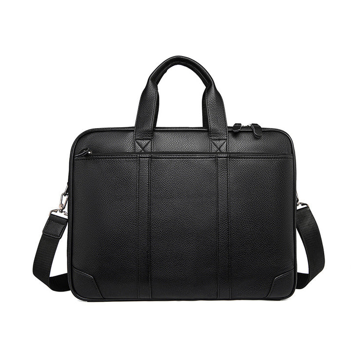 Laptop and Briefcase Made of High-Quality Leather Bowlift