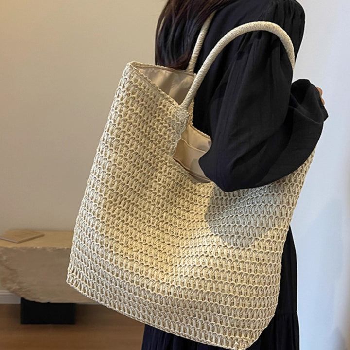 Casual Macrame Beach Bag Bowlift