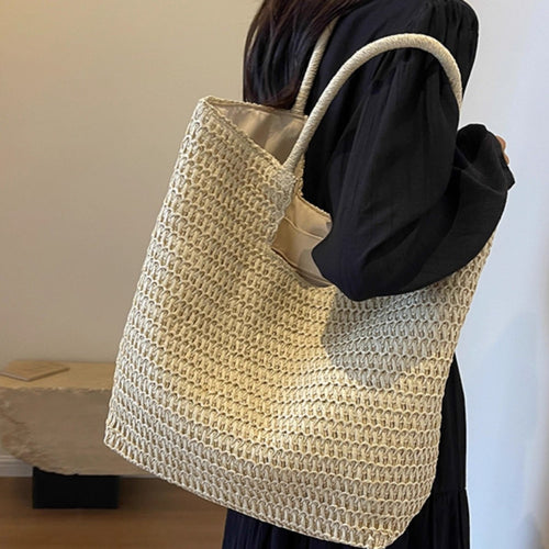 Casual Macrame Beach Bag Bowlift